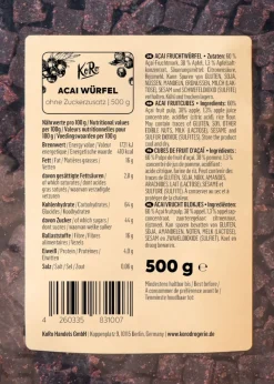 Acai Würfel mit Apfel 500 g