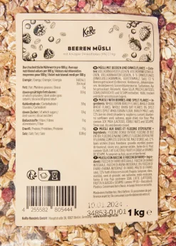 Beeren Müsli mit Knusper Dinkelflakes 1 kg