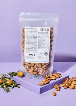 Bio Cashewkerne mit Olive und Rosmarin 500 g