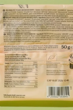 Bio Cookie mit 16 % Pistazie 50 g