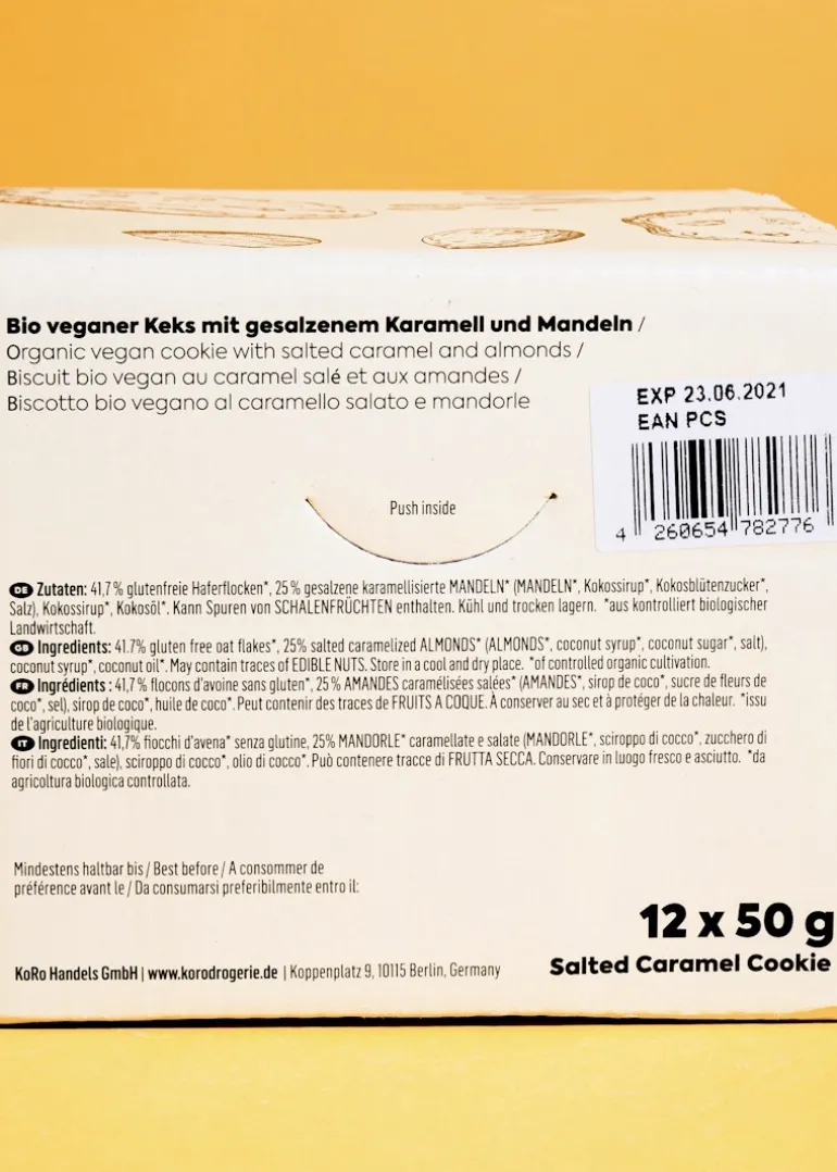 Bio Cookie Salted Caramel 50 g
