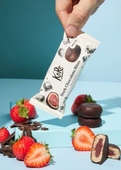 Bio Dark Chocolate Bites Strawberry 2 x 20 g