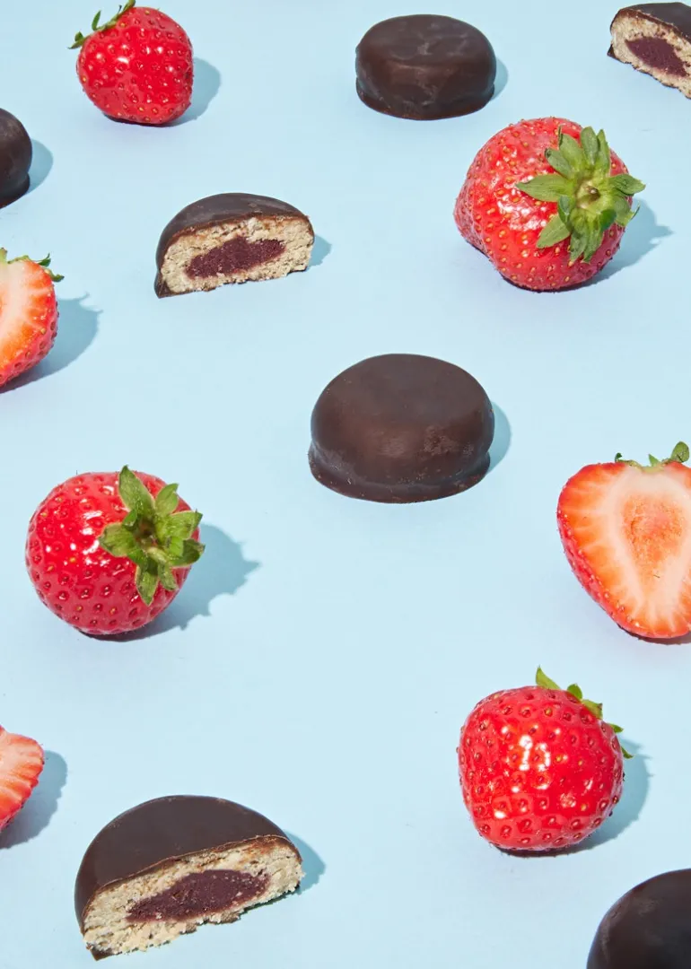 Bio Dark Chocolate Bites Strawberry 2 x 20 g