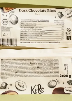 Bio Dark Chocolate Bites Plum 2 x 20 g