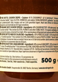 Bio Dattel Cashew Creme 500 g