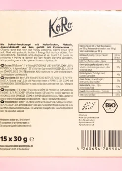 Bio Energy Ball Salted Pistachio 30 g