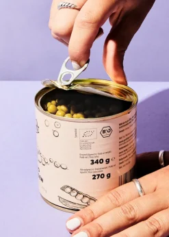Bio Erbsen in der Dose 270 g
