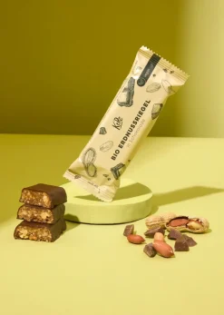 Bio Erdnussriegel mit Schokolade 50 g