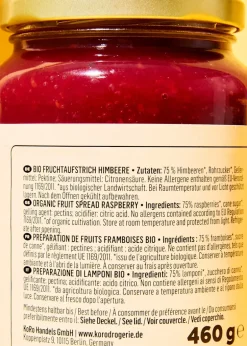 Bio Fruchtaufstrich Himbeere 460 g