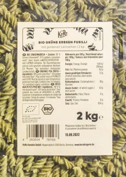 Bio Fusilli aus grünen Erbsen 2 kg