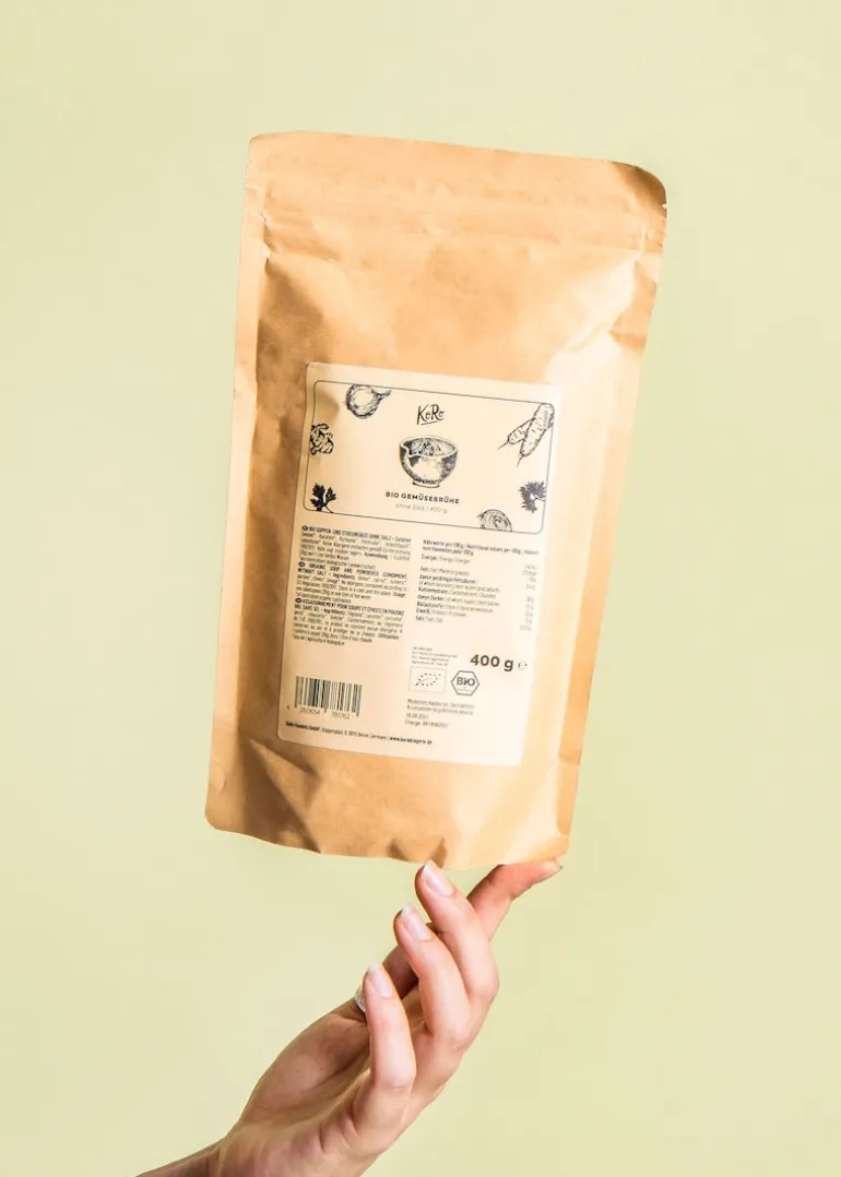 Bio Gemüsebrühe ohne Salz 400 g