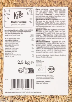 Bio Haferkerne 2,5 kg