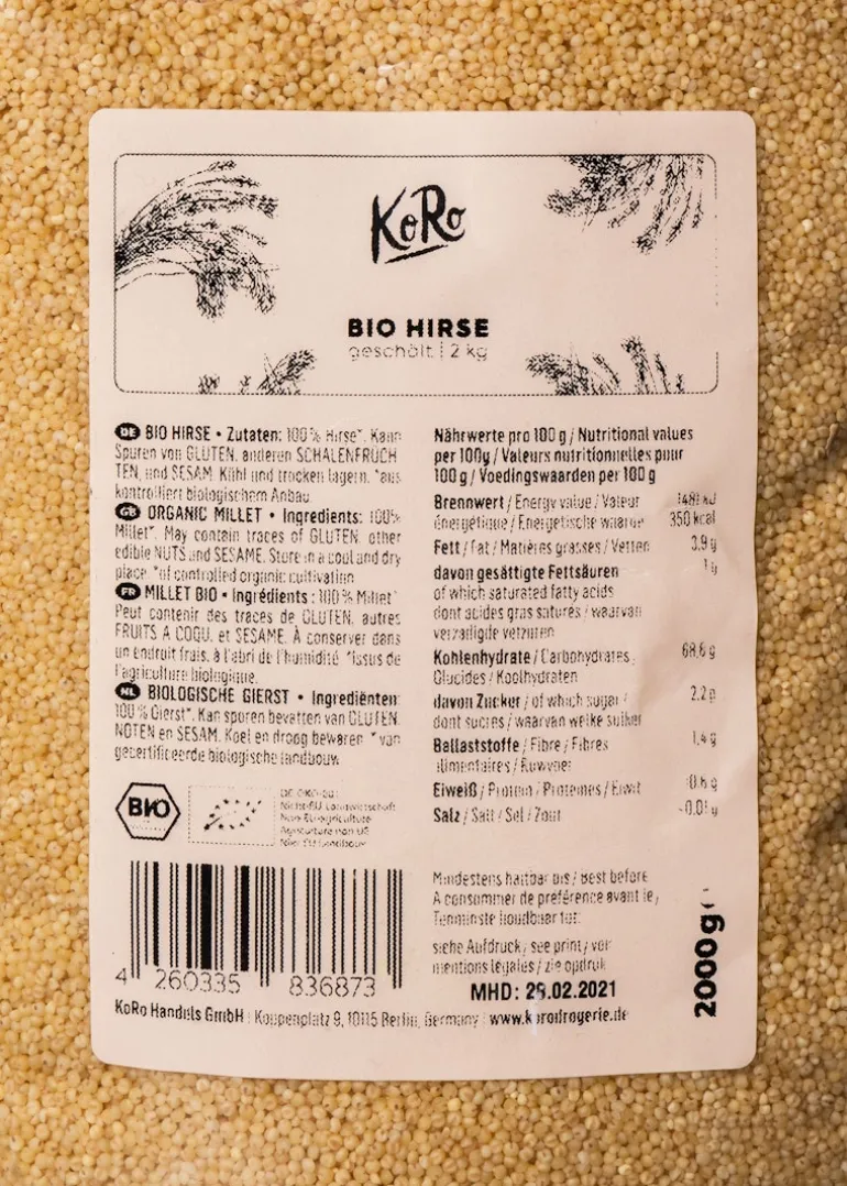 Bio Hirse 2 kg