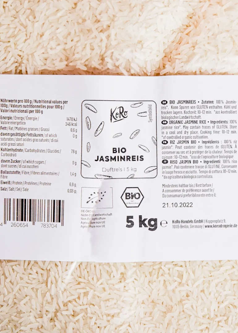 Bio Jasminreis 5 kg