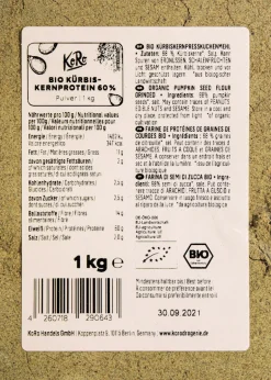 Bio Kürbiskernprotein 60 % 1 kg