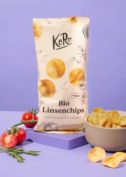 Bio Linsenchips mit Tomate & Rosmarin 100 g
