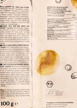 Bio Linsenchips mit Tomate & Rosmarin 100 g