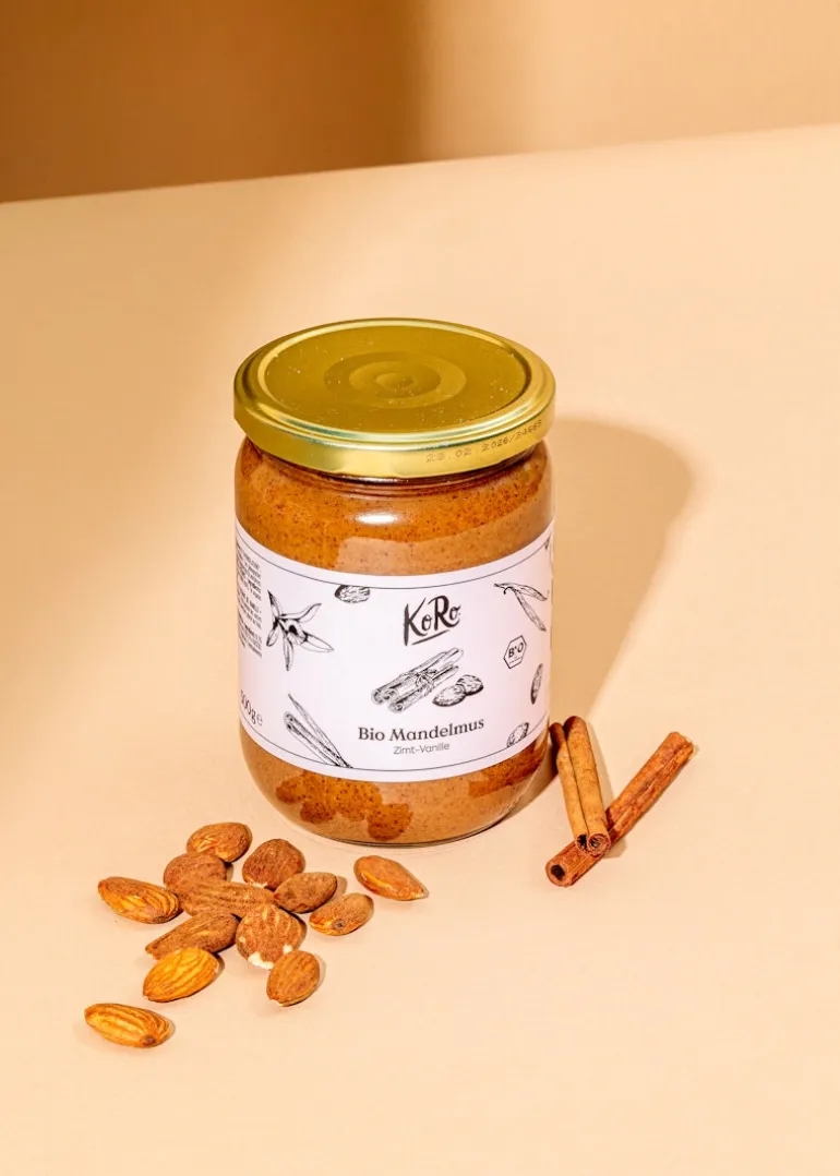 Bio Mandelmus mit Zimt und Vanille 500 g