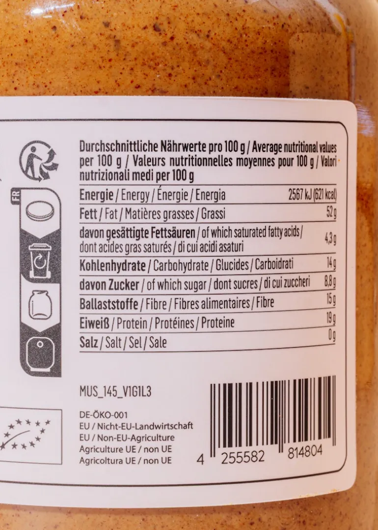 Bio Mandelmus mit Zimt und Vanille 500 g