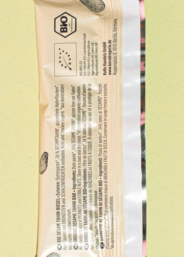 Bio Nut Butter Bar Tahin 30 g
