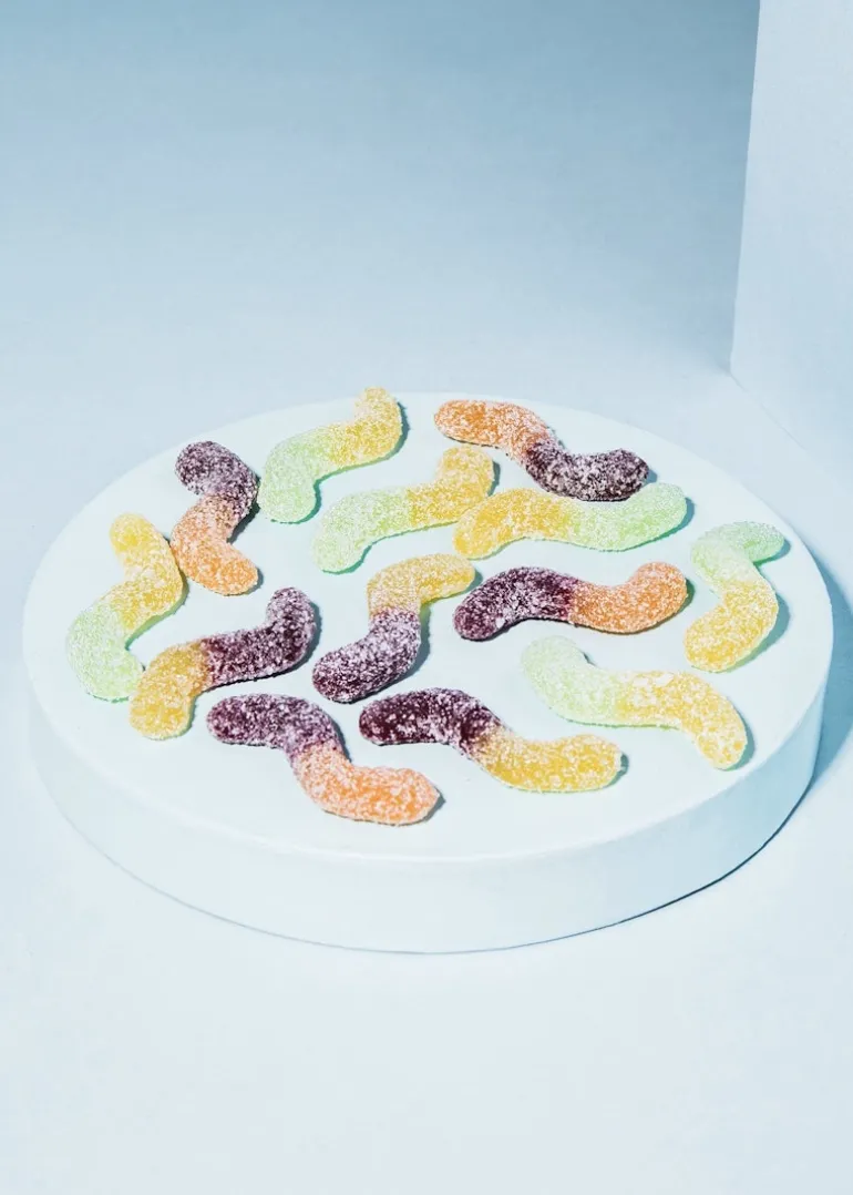 Bio Saure Würmer ohne Gelatine 1,5 kg