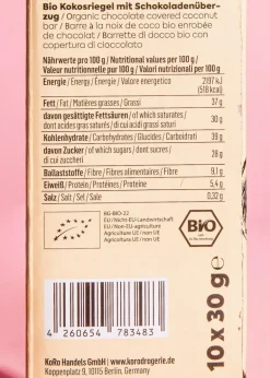 Bio Schoko-Kokos-Riegel 30 g