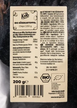 Bio Süßkartoffel Chips 200 g