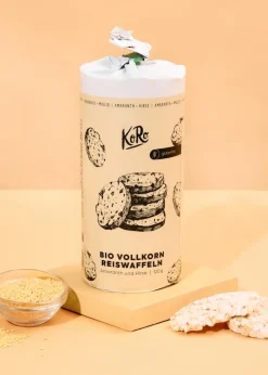 Bio Vollkornreiswaffeln mit Amaranth und Hirse 120 g