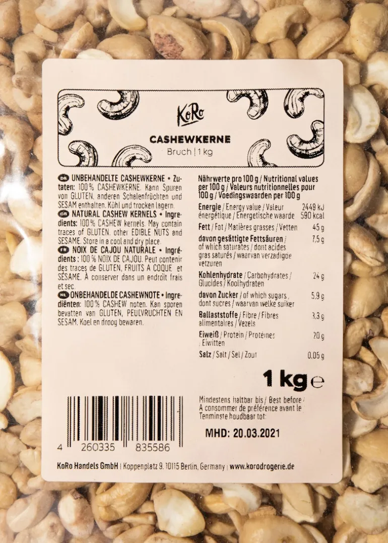 Cashewbruch 1 kg