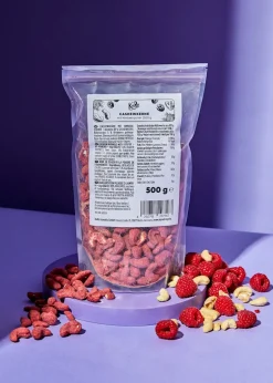 Cashewkerne mit Himbeerpulver 500 g