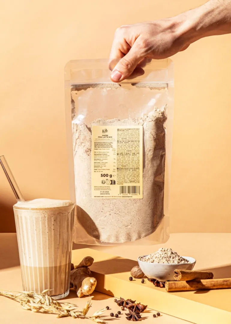 Chai Latte Mix auf Haferdrinkbasis 500 g