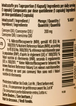 Coenzym Q10 Ubiquinon Kapseln 120 Stück