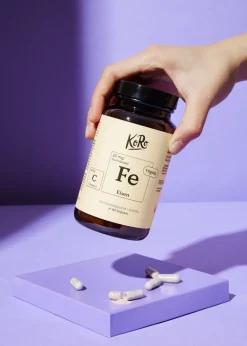 Eisenbisglycinat + Vitamin C aus Acerola Kapseln 180 Stück
