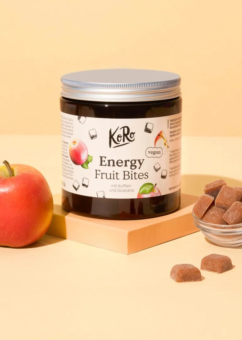 Energy Fruit Bites mit Koffein und Guarana 120 Stück