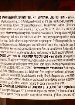 Energy Fruit Bites mit Koffein und Guarana 120 Stück