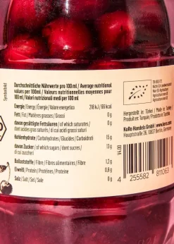 Entsteinte Bio Sauerkirschen im Glas 700 g