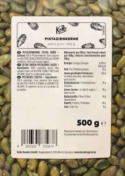 Extra grüne Pistazienkerne 500 g