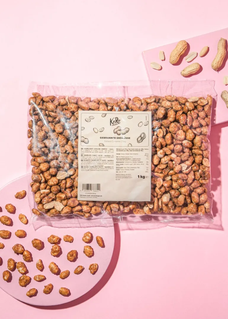 Gebrannte Erdnüsse Salted Caramel 1 kg