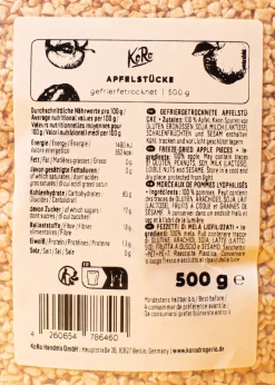 Gefriergetrocknete Apfelstücke 500 g