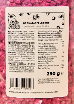 Gefriergetrocknete Granatapfelkerne 250 g
