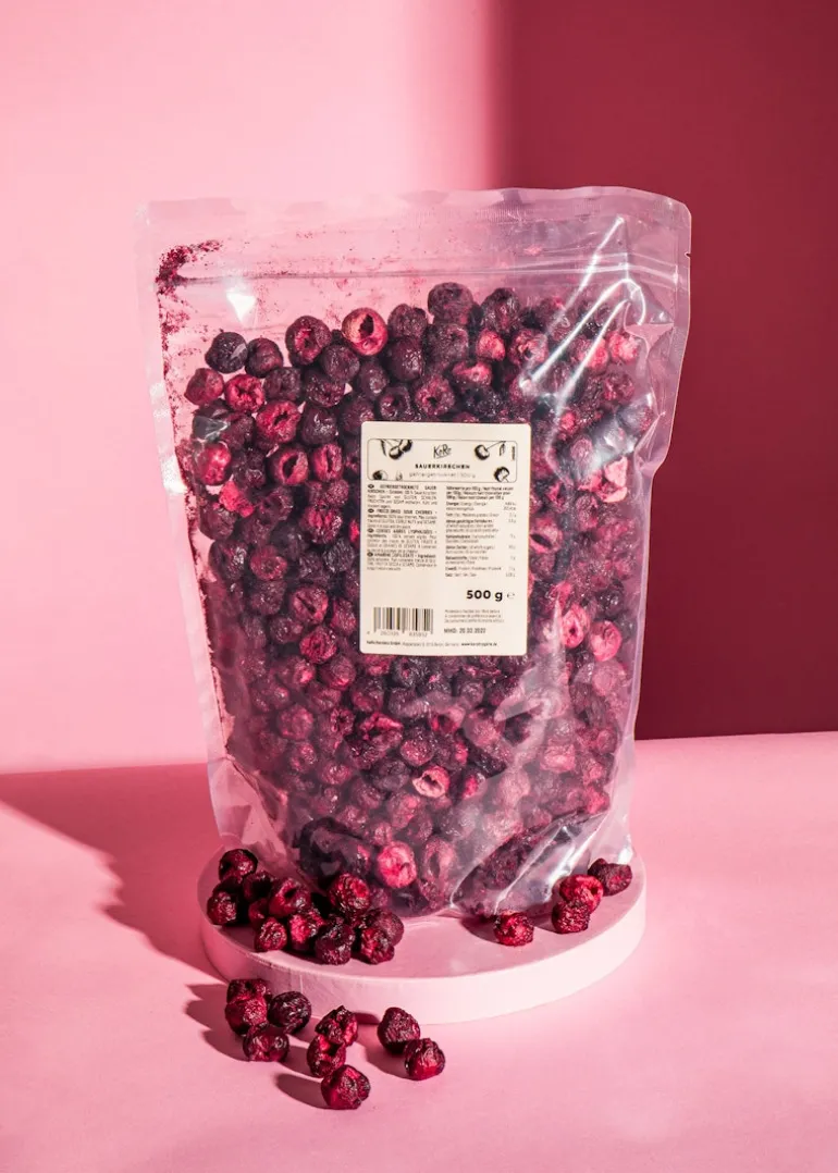 Gefriergetrocknete Sauerkirschen 500 g