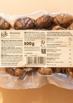 Gekochte und vakuumierte Maronen 500 g