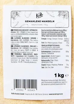 Gemahlene blanchierte Mandeln 1 kg