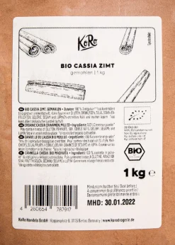 Gemahlener Bio Cassia Zimt 1 kg