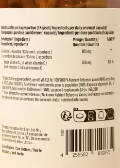 Gepuffertes Vitamin C Kapseln 365 Stück