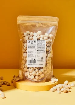 Geröstete und gesalzene Bio Macadamiakerne 500 g