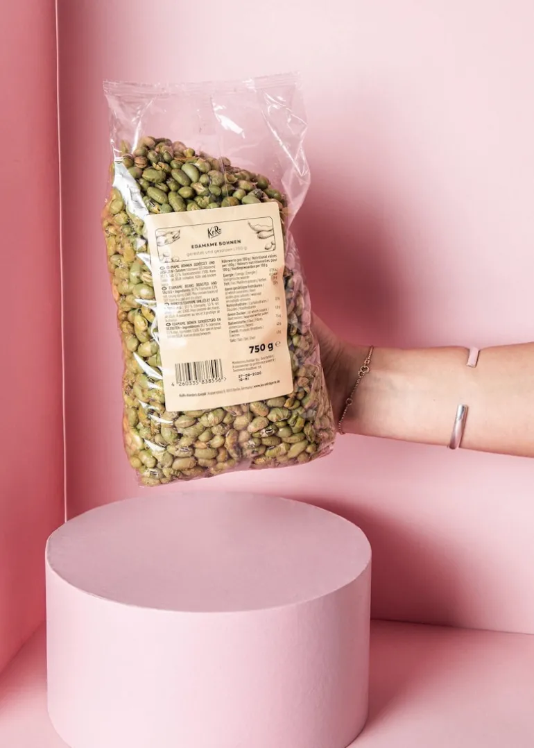 Geröstete und gesalzene Edamame Bohnen 750 g