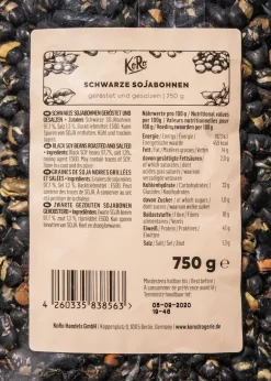 Geröstete und gesalzene schwarze Sojabohnen 750 g