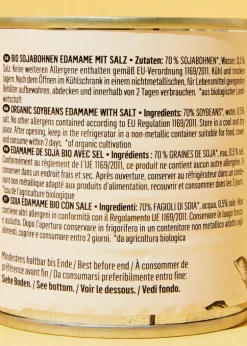 Grüne Bio Edamame in der Dose 130 g