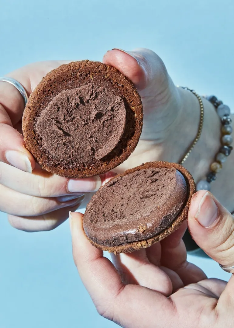 Hafer-Doppelkeks mit dunkler Schokofüllung 180 g